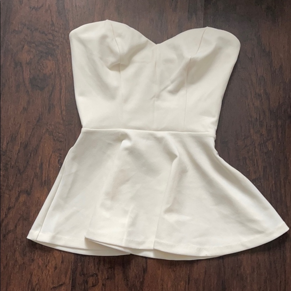 H&M strapless tank top